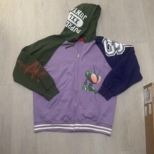 Supreme Multicolor Graphic Hoodie Jacket